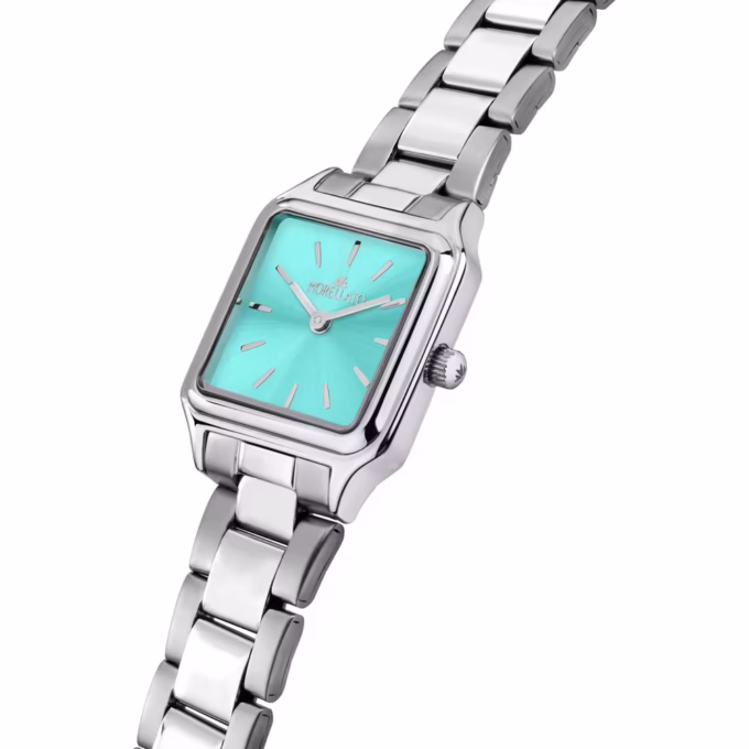 Montre Femme Morellato Dafne Quartz - Acier Inoxydable Argent, Verre Minéral, 31x24mm, 3ATM - Bleue - R0153175502