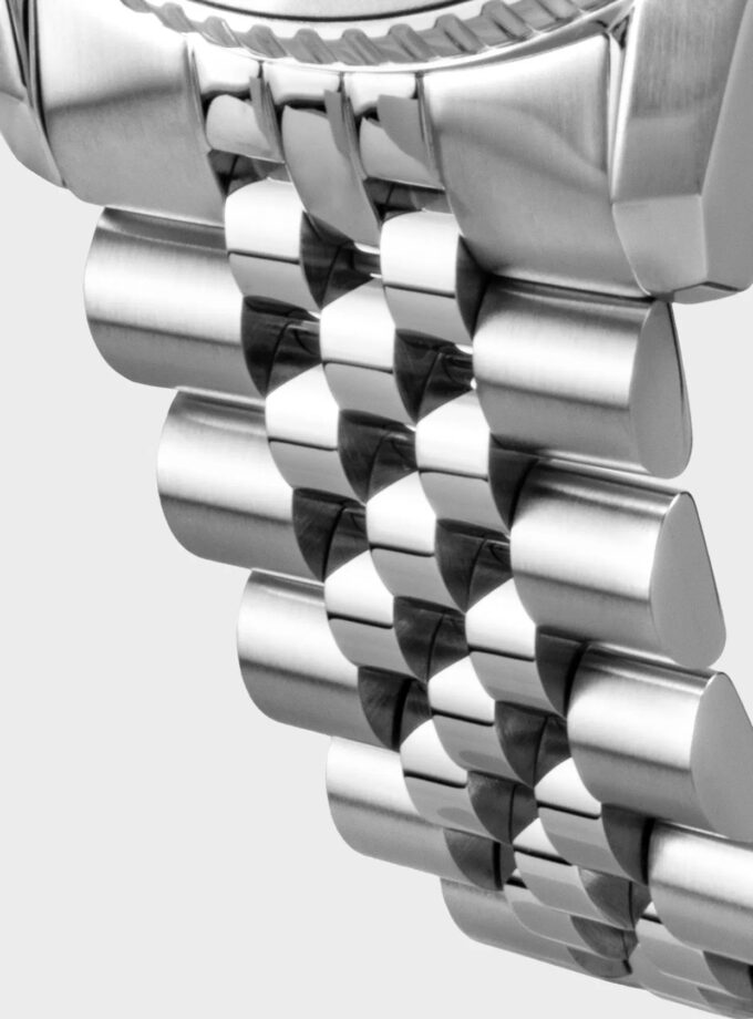 Montre Plongeur Liverpool Homme Quartz 41mm, Acier Inoxydable, Verre Cristal, Étanche 20 ATM, Bracelet Acier, Réf 1-2205M