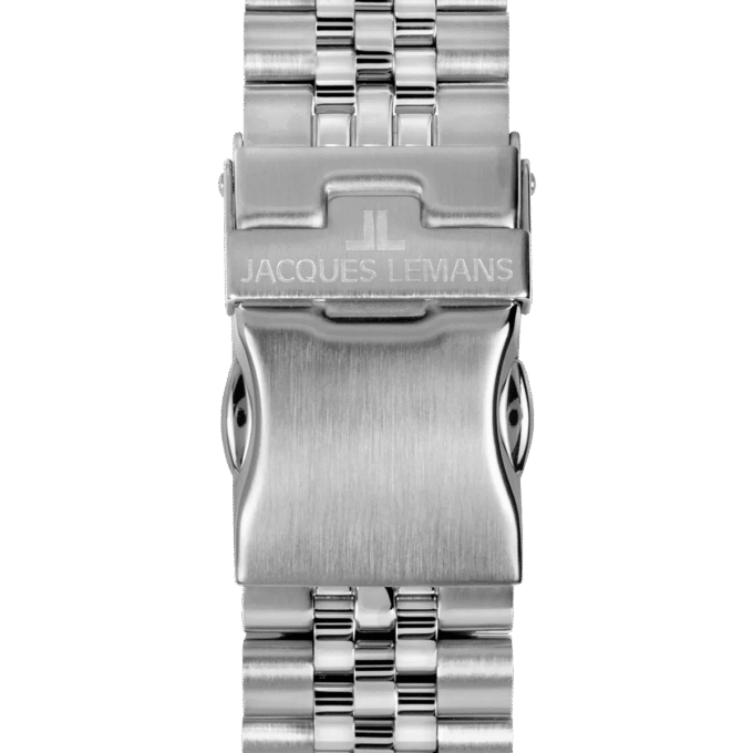 Montre Plongeur Liverpool Homme Quartz 41mm, Acier Inoxydable, Verre Cristal, Étanche 20 ATM, Bracelet Acier, Réf 1-2205M