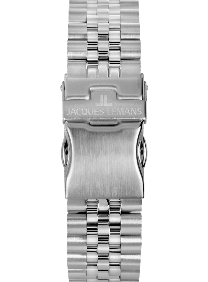 Montre Plongeur Liverpool Homme Quartz 41mm, Acier Inoxydable, Verre Cristal, Étanche 20 ATM, Bracelet Acier, Réf 1-2205M