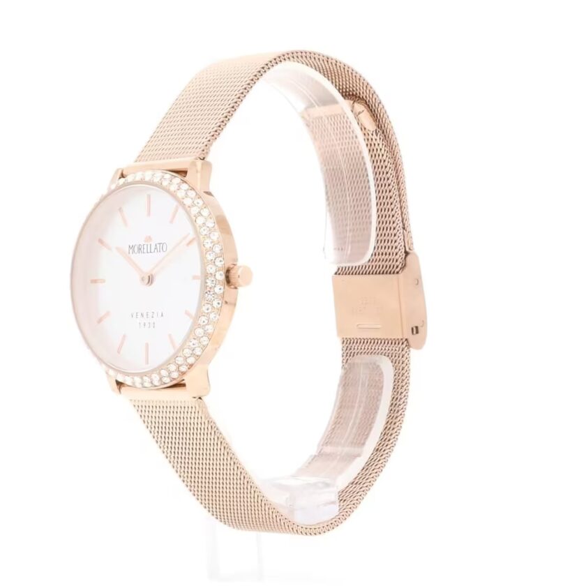montre morellato femme quartz r0153161504 acier inoxydable, multicolore, affichage analogique numérique, verre minéral, bracelet 22mm, année 2019