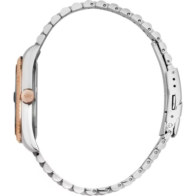 Montre homme Philip Watch Caribe Urban - 39mm, Acier rhodié, verre saphir, bracelet inox or rose argent, étanche 10ATM - R8253597118