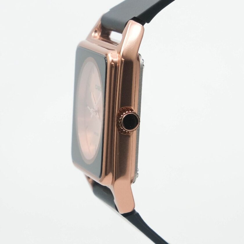 montre homme casio aluminium, résine, verre minéral résistance à l’eau 50m, précision ±20s/mois marron mtp b170 5evdf