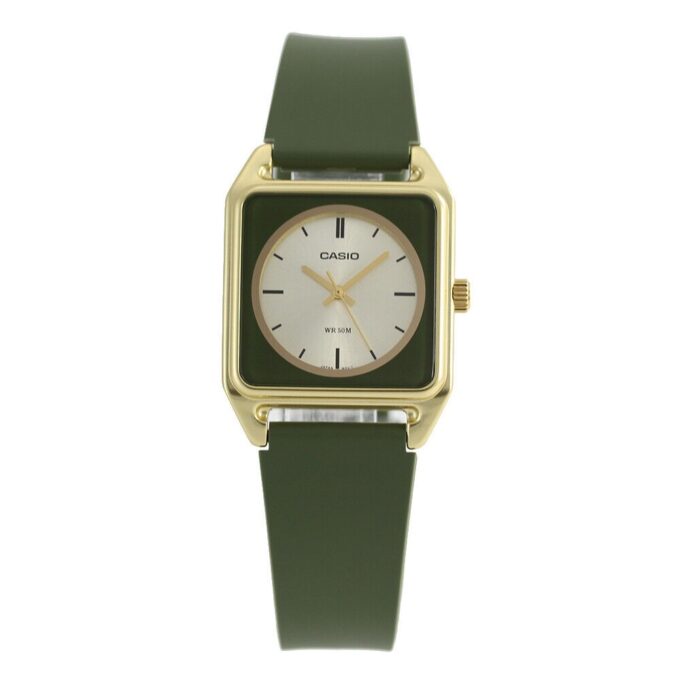 Montre homme Casio - Analogique, Résine, Aluminium, Verre minéral, Précision ±20s/mois, Étanche 50m, Autonomie 3 ans - Vert - MTP-B170-3EVDF