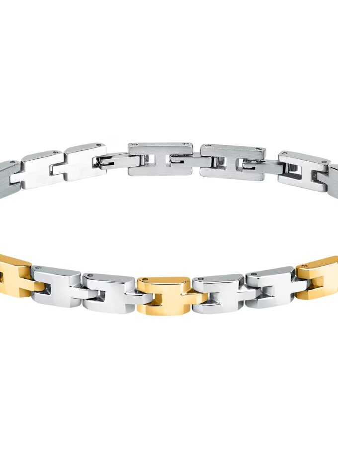 bracelet homme sector basic szs117 – inoxydable, argent, 19.5 cm, 20.2 g, certificat authenticité, emballage original