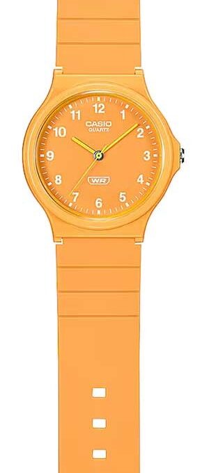 Montre analogique homme Casio MQ-24B-9BDF – Résine biosourcée, Étanche, Précision ±20s/mois, Bracelet 145-205mm, Verre résine, 3 ans batterie – Noir