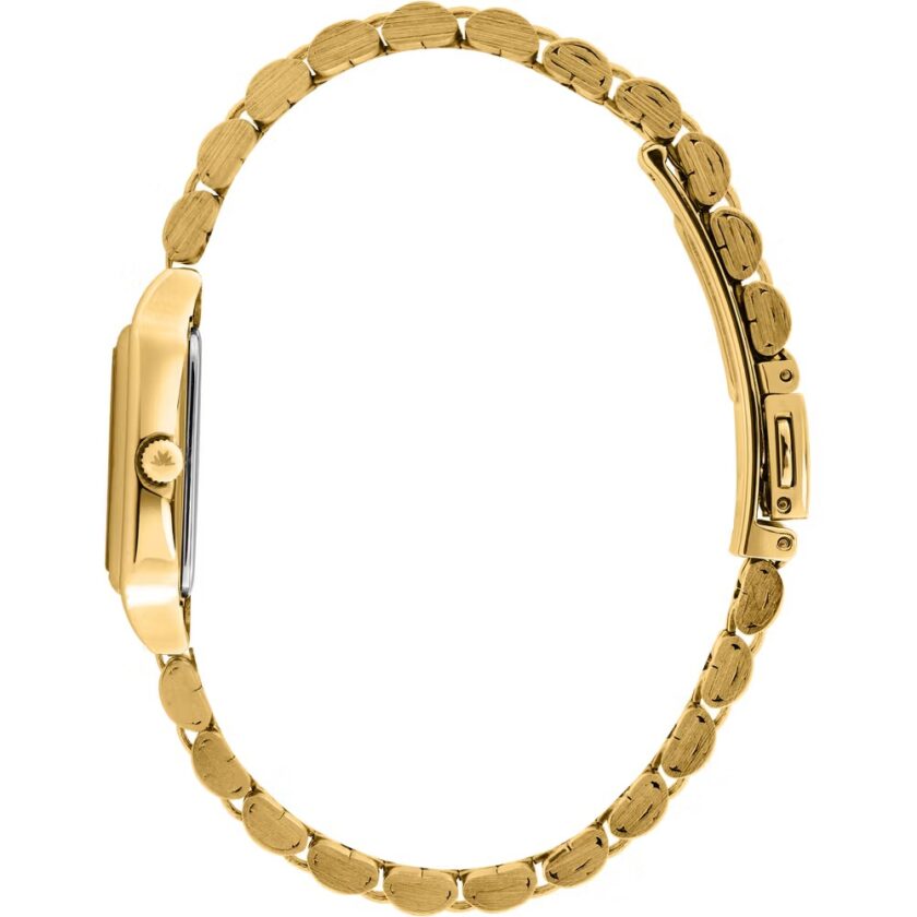 montre femme morellato dafne acier inoxydable doré, boîtier 31x24mm, verre minéral, bracelet acier, quartz, étanche 3 atm, boucle déployante, garantie 2 ans, réf. r0153175507