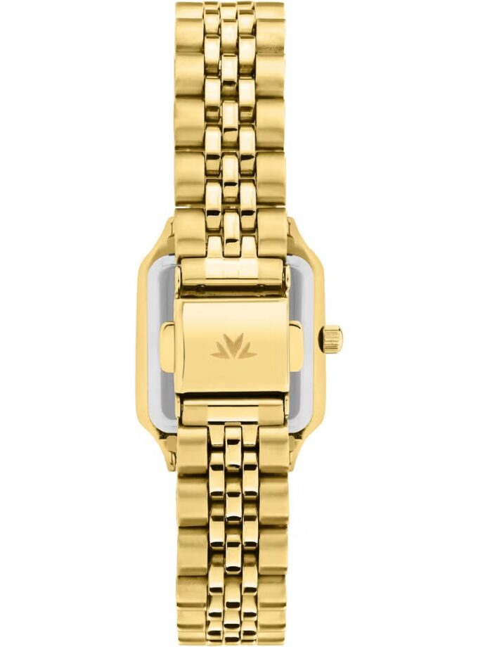 Montre femme Morellato Dafne acier inoxydable Doré, boîtier 31x24mm, verre minéral, bracelet acier, quartz, étanche 3 atm, boucle déployante, garantie 2 ans, réf. R0153175507