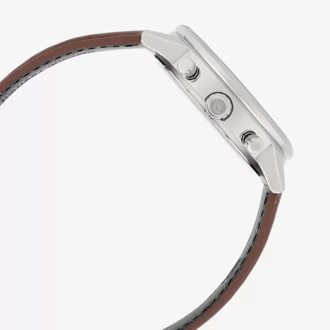 Montre Homme Casio Edifice – Quartz, Cadran Crème, Boîtier 40,5mm, Bracelet Cuir Beige - EFR-575L-7ADF