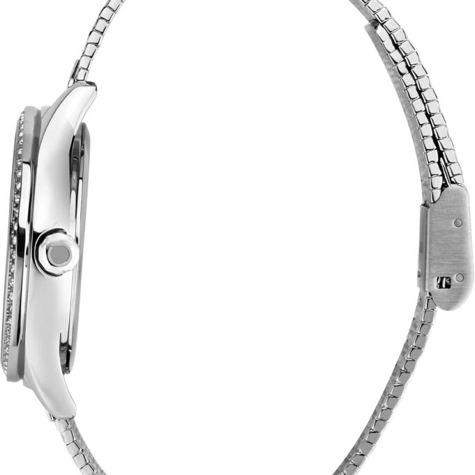 Montre Femme - Trussardi - Analogique, Temps et Date, Collection City Life, Bracelet Acier - Argenté - R2453170506