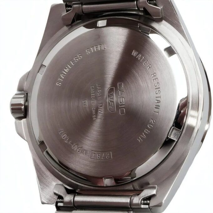 Montre Classique Homme Casio MDV-107D-3A2VDF - Acier Inoxydable, Quartz, Étanche 200m, Bracelet Métal - Argenté - Référence MDV-107D-3A2VDF