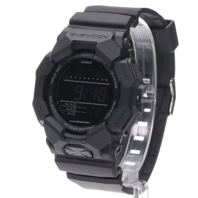 Montre G-SHOCK Homme Super Illuminator, Heure Universelle, Chronomètre, Compte à rebours, 5 Alarmes, Calendrier, Format 12/24h - GD-010-1A1DR