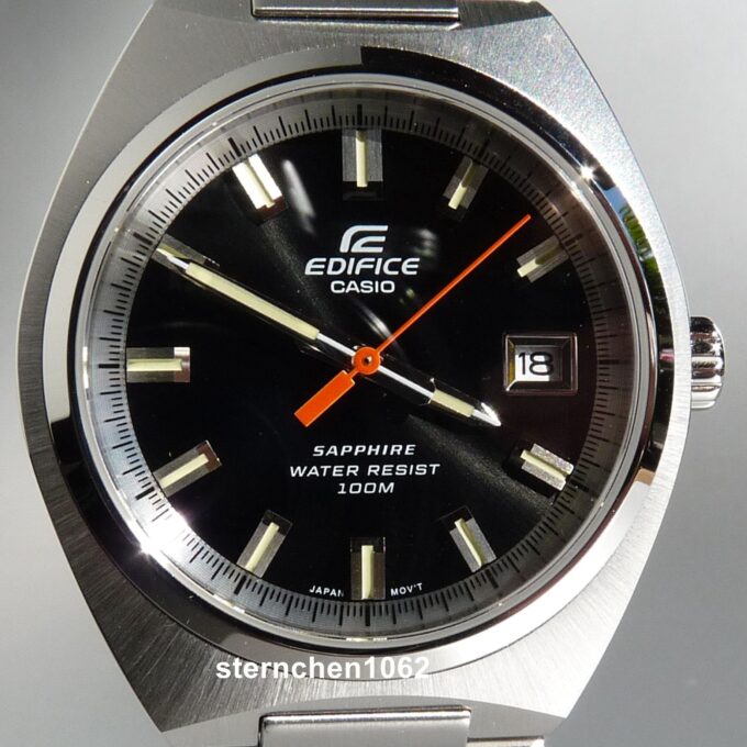 Montre Chic Homme Casio Edifice – Acier Inoxydable, Quartz Analogique, Étanche 100m, Verre Saphir, Bracelet Métal Argenté à Boucle Déployante, Dateur, Boîtier Rond 38mm – Argenté – Référence à préciser - EFB-109D-1AVDF