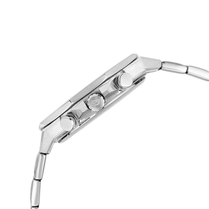 Montre Classique Homme Solaire Casio EFS-S570D-5AUDF – Chronomètre, Verre Saphir Antireflet, Acier Inoxydable, Bracelet Ajustable, Etanche 100m, Précision ±20s/mois, Argent