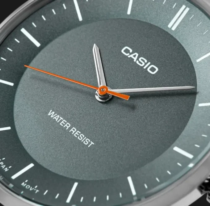 Montre Casio Enticer Homme Cadran Gris Analogique - Acier Inoxydable - Gris - MTP-VT04L-8EDF