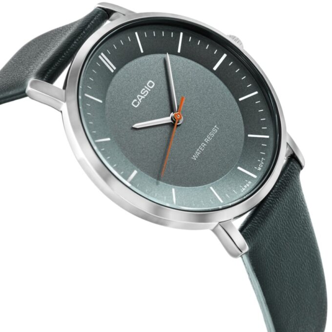 Montre Casio Enticer Homme Cadran Gris Analogique - Acier Inoxydable - Gris - MTP-VT04L-8EDF