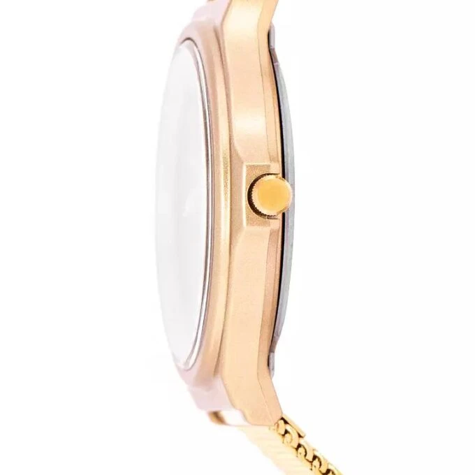 Montre Casio Homme - Bracelet Dorée En Resine -Boitier En Resine - Résistante À L'Eau - 12 Mois De Garantie - Mq-24Mg-1Edf