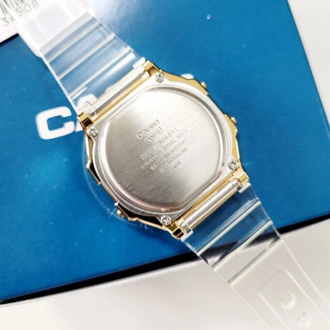 Montre Casio Unisexe - A168XESG-9ADF - Bracelet en Résine - Affichage Numérique - Résistant à l'eau