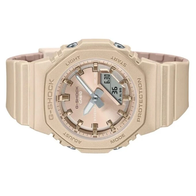 Montre Classique - CASIO G-SHOCK - GMA-P2100ST-9ADR - Unisexe - Résistante, Élégante, Polyvalente, Durable - Acier Inoxydable - Dorée