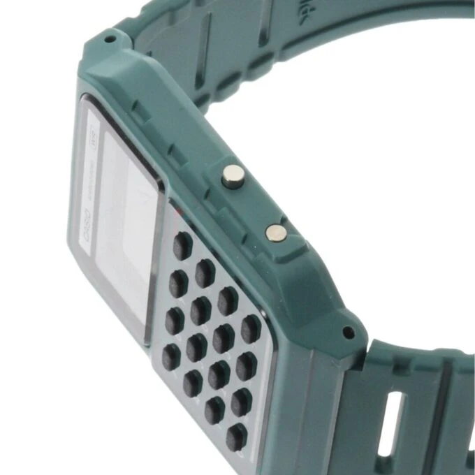 Montre Casio Vintage Homme Digital Multifonction, Résistante à leau, Bracelet Silicone, Affichage LED, Référence CA-53WB-3BDF