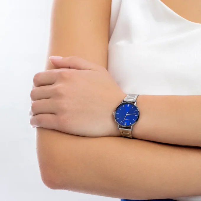 aiwatch_LTP-VT02D-2AUDF - Montre Femme Casio Collection LTP-VT02D-2AUDF - Bracelet Gris En Acier Inoxydable - Résistante à l'eau