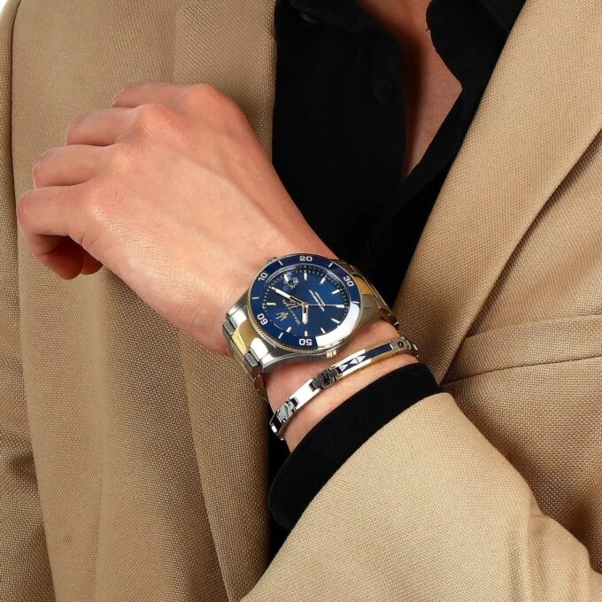 aiwatch_R8873600007 - MASERATI Montre Homme Maserati Compétition - R8873600007 - Bracelet en Acier Inoxydable - Affichage analogique - Résistant à l'eau