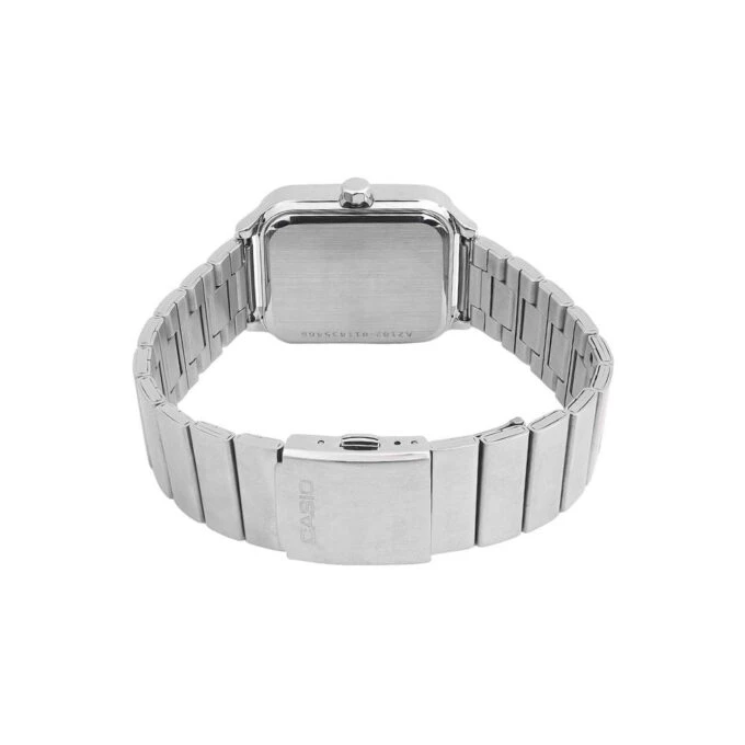 Montre Homme - Analogique, Résistante à lEau, Bracelet Acier Inoxydable, Design Élégant - Acier - Argent - Référence MTP-M305D-6AVDF
