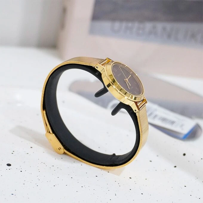 Montre femme Casio LTP-B170G-5BVDF acier inoxydable doré, cadran blanc, mouvement analogique, verre minéral, étanche 50m, bracelet doré, garantie 1 an