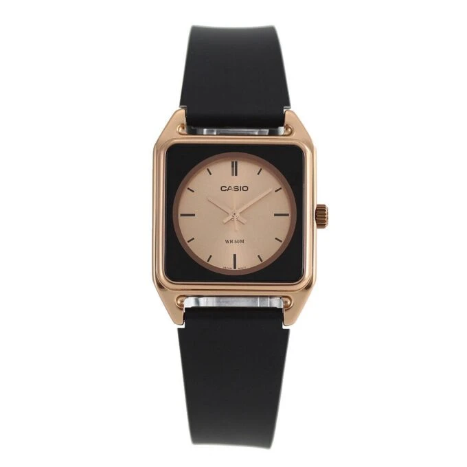 Montre homme Casio - Aluminium, Résine, Verre minéral - Résistance à l’eau 50m, Précision ±20s/mois - Marron - MTP-B170-5EVDF