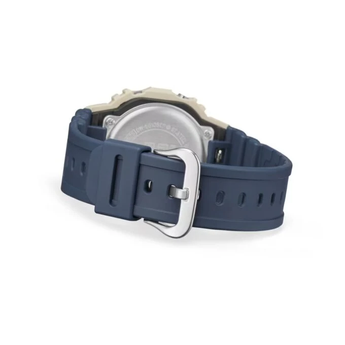 Montre Classique Homme - Casio G-Shock DW-5610BEP-2DR - Résistante aux chocs, Étanche 200m, Bracelet Résine, Bleu - Boutique Aïwatch
