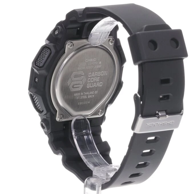 Montre G-SHOCK Homme Super Illuminator, Heure Universelle, Chronomètre, Compte à rebours, 5 Alarmes, Calendrier, Format 12/24h - GD-010-1A1DR