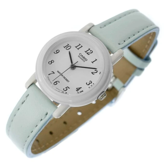 Montre Jeunesse Casio - LQ-139L-2BDF - Bracelet en Cuir bleu - Affichage analogique - Résistant à l'eau