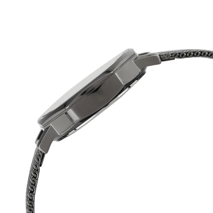 Montre Femme Casio Sheen - SHE-4554GYM-8AUDF - Bracelet en Maille Milanaise Noir - Affichage analogique - Résistant à l'eau - Verre Saphir