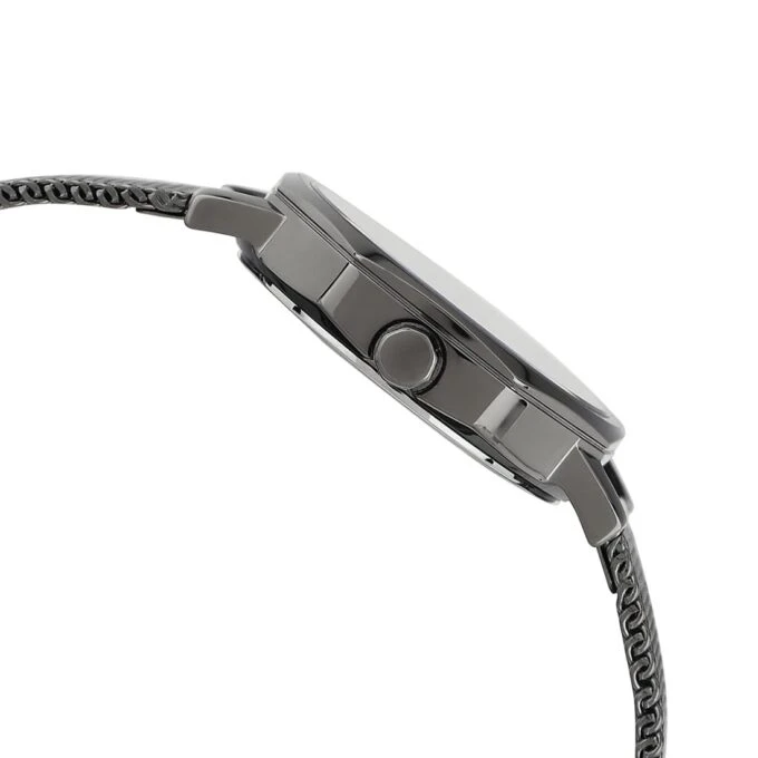 Montre Femme Casio Sheen - SHE-4554GYM-8AUDF - Bracelet en Maille Milanaise Noir - Affichage analogique - Résistant à l'eau - Verre Saphir