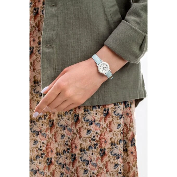 Montre Jeunesse Casio - LQ-139L-2BDF - Bracelet en Cuir bleu - Affichage analogique - Résistant à l'eau