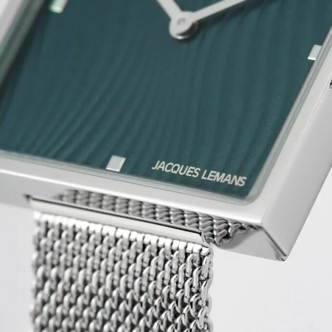 Montre Femme Collection Design Jacques Lemans 1-2094A - Bracelet en Acier Inoxydable - Affichage analogique - Résistant à l'eau