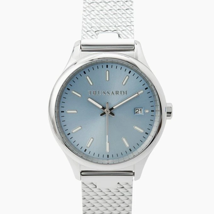 Montre Femme Trussardi City Life – Analogique, Date et Heure, Bracelet Acier – Montres – Argenté – R2453170507