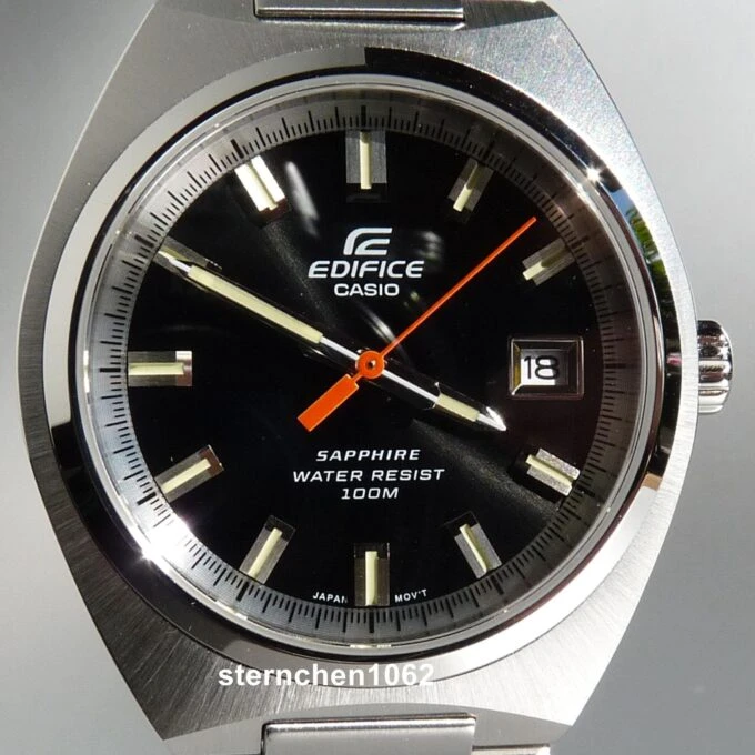 Montre Chic Homme Casio Edifice – Acier Inoxydable, Quartz Analogique, Étanche 100m, Verre Saphir, Bracelet Métal Argenté à Boucle Déployante, Dateur, Boîtier Rond 38mm – Argenté – Référence à préciser - EFB-109D-1AVDF