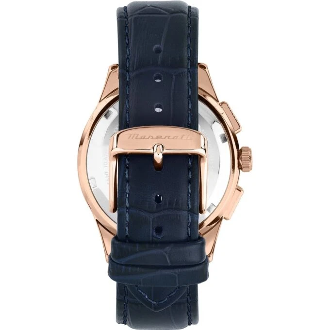 Montre Homme Maserati – R8871624009 – Chronographe Analogique – 42 mm – Bracelet en Cuir – Collection Sorpasso