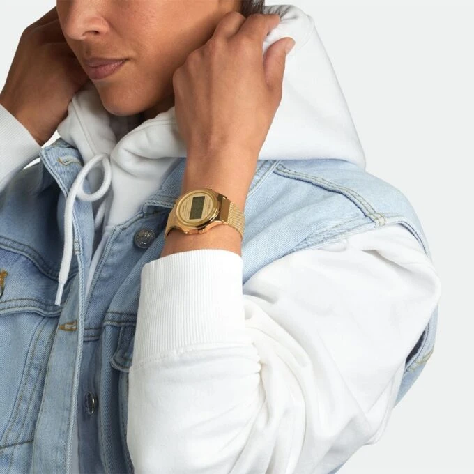 Casio Montre Homme A171WEG-9ADF - Bracelet en Acier Inoxydable - Or