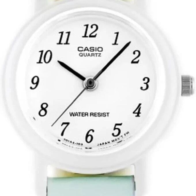 Montre Jeunesse Casio - LQ-139L-2BDF - Bracelet en Cuir bleu - Affichage analogique - Résistant à l'eau