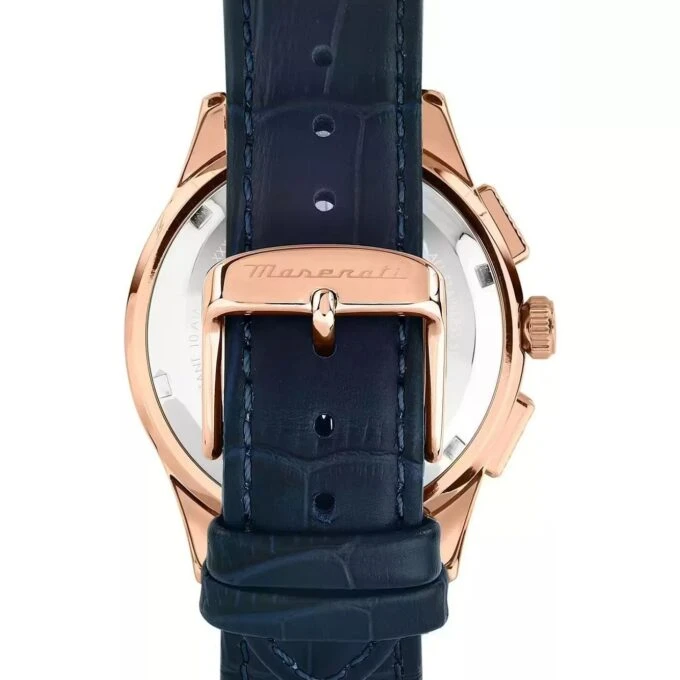 Montre Homme Maserati – R8871624009 – Chronographe Analogique – 42 mm – Bracelet en Cuir – Collection Sorpasso
