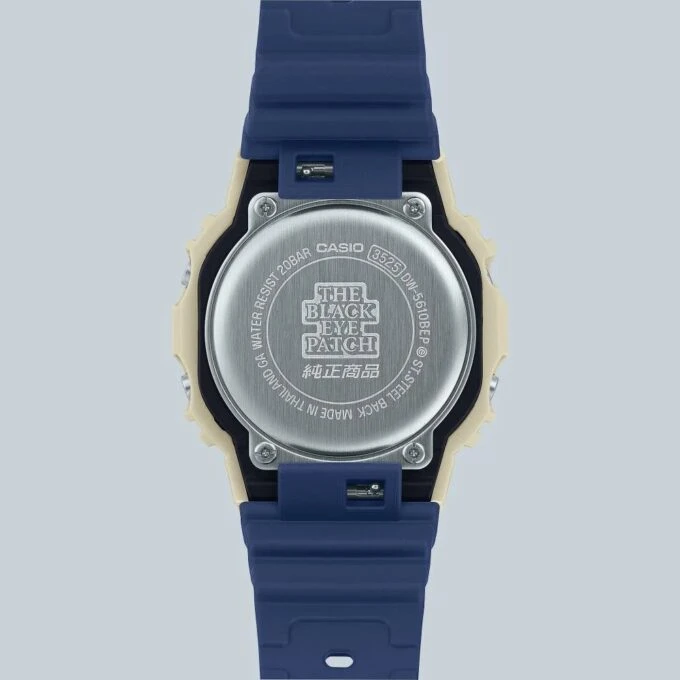 Montre Classique Homme - Casio G-Shock DW-5610BEP-2DR - Résistante aux chocs, Étanche 200m, Bracelet Résine, Bleu - Boutique Aïwatch