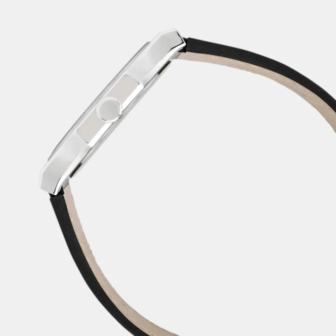 Montre Homme CASIO MTP-E735L-8AVDF – cadran gris foncé, bracelet cuir, style élégant, affichage analogique – cuir – gris foncé – MTP-E735L-8AVDF