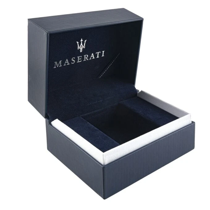 Montre Homme Maserati Sorpasso – R8821124001 – Automatique – Cadran à Cœur Ouvert – Bracelet en Cuir – Couronne à Vis – Fréquence 21 600 – Largeur de la Patte 21 mm