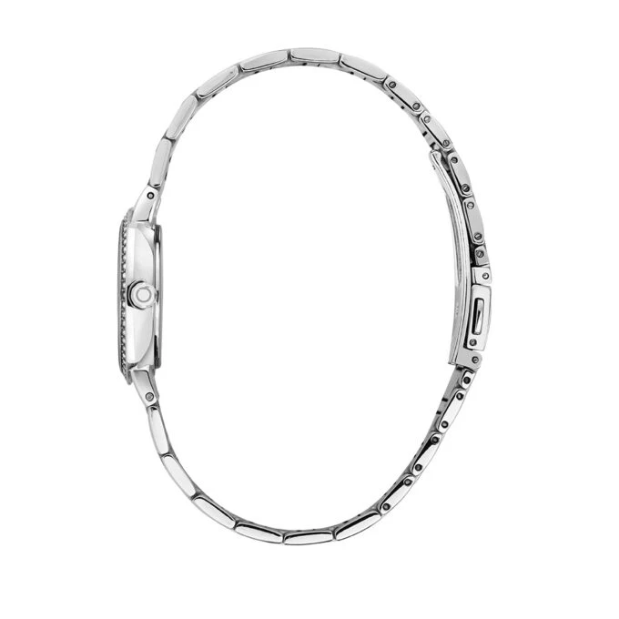 Montre Femme Trussardi T-Bridge – Acier Poli, Boîtier 28 mm, Bracelet Argent, Verre Minéral, Etanchéité 5 atm, Boucle Déployante – Garantie 2 ans – R2453171502