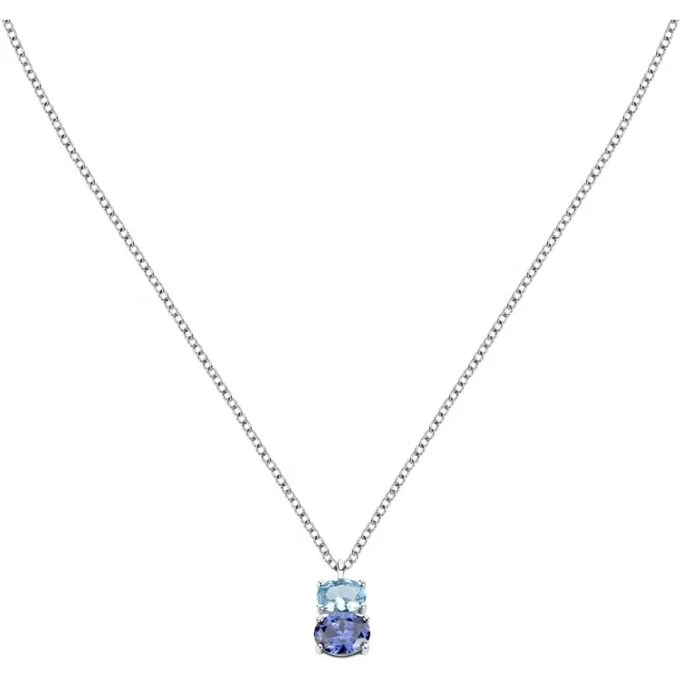 pendentif morellato savy15 Élégance quotidienne en argent et cristaux modèle penché pour femme