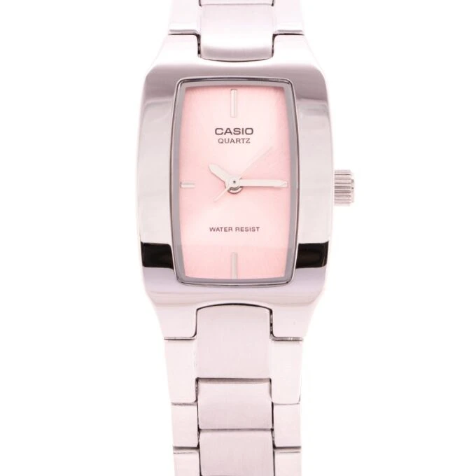 Montre CASIO Femme - LTP-1165A-4CDF - Bracelet Gris En Acier Inoxydable - Résistante à l'eau - 12 Mois De Garantie