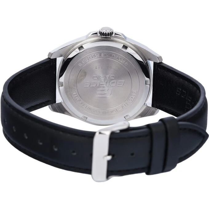 Montre Classique Homme - Casio Edifice - EFV-150L-1AVUDF - Bracelet Cuir Noir, Quartz, Étanche, Chronographe - Boutique Aïwatch