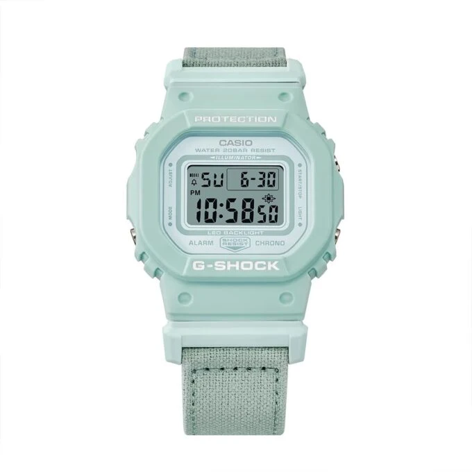 Montre GMD-S5600CT-3DR - Casio G-SHOCK - Homme - Design Classique, Résistante aux Chocs, Étanche, Multifonction - Résine - Vert - Référence GMD-S5600CT-3DR